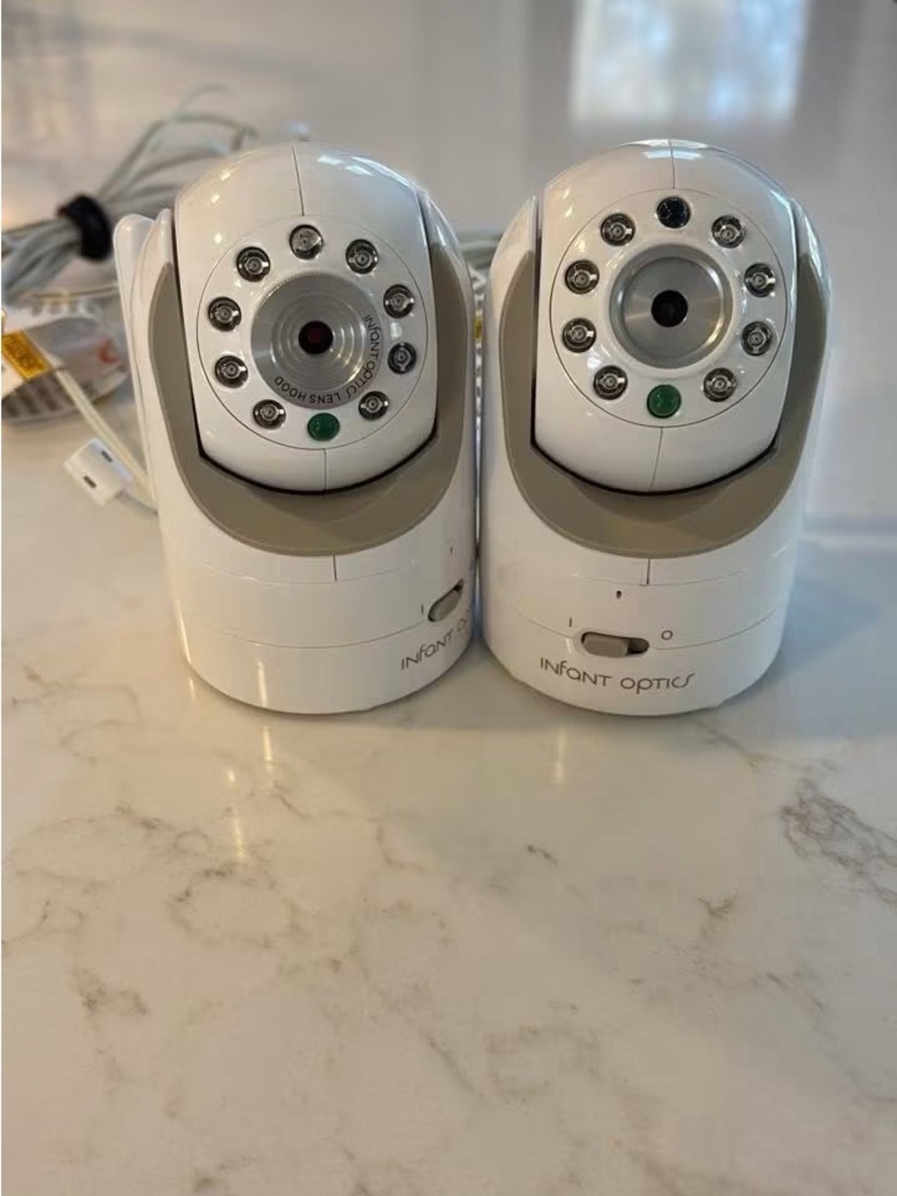 White Nursery Camera Duo-infant optics